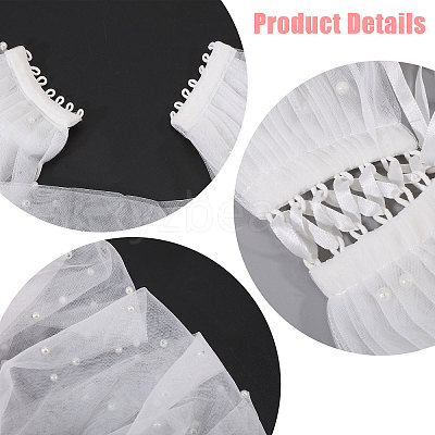 1Pc Polyester Gauze Tippet AJEW-GL0003-25B-01-1