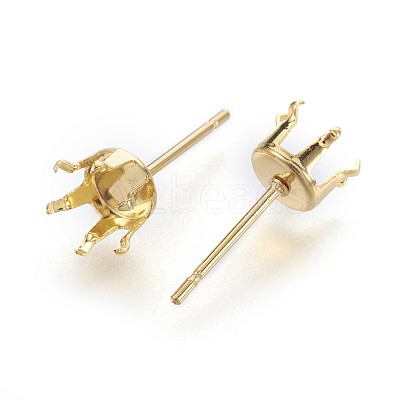 304 Stainless Steel Stud Earring Findings STAS-P221-20G-G-1