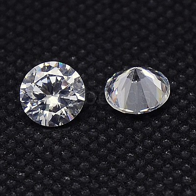 10PCS Clear Grade A Diamond Shaped Cubic Zirconia Cabochons X-ZIRC-M002-10mm-007-1