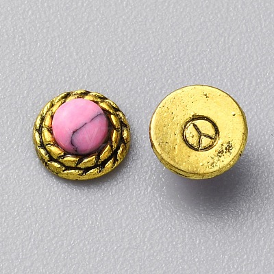 Zinc Alloy Cabochons MRMJ-WH0320-05B-02-1