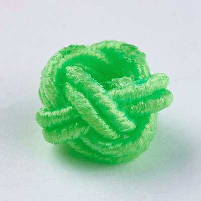 Polyester Weave Beads WOVE-K001-A10-1