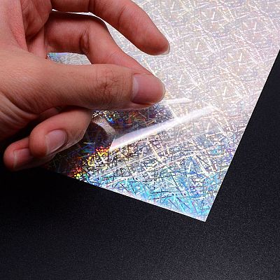 Waterproof A4 Self Adhesive Shiny Laser Photo Paper AJEW-WH0223-96A-1