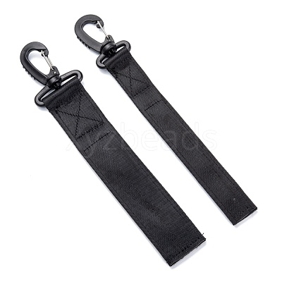 4Pcs 2 Size Plastic and Iron Outdoor Carabiners Hanger Buckle Hook TOOL-AR0001-04-1