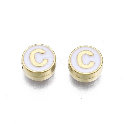 Alloy Enamel Beads ENAM-N052-006-01C-RS-1