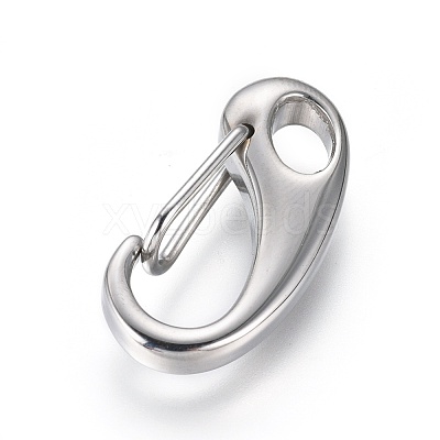 Tarnish Resistant 304 Stainless Steel Keychain Clasp Findings X-STAS-Q130-1