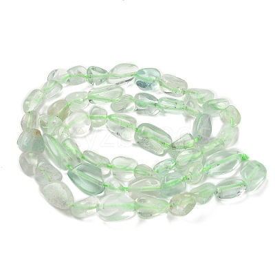 Natural Green Fluorite Beads Strands G-D339-A02-1