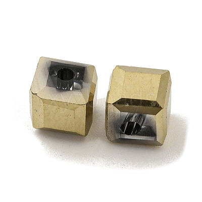 Electroplate Glass Beads EGLA-Z004-04A-09-1