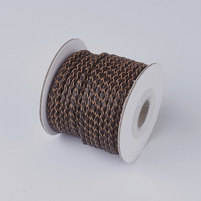 Braided Leather Cords WL-P002-02-A-1