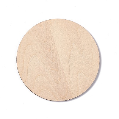Wooden Carved Cup Mats AJEW-P103-01H-1