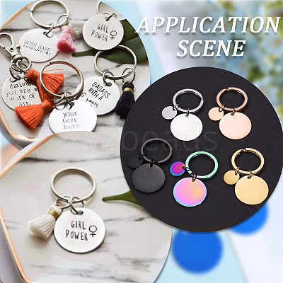 25Pcs Aluminum Pendants FIND-SP0002-68A-02-1