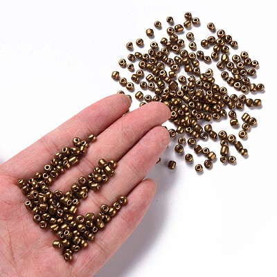 6/0 Glass Seed Beads SEED-US0003-4mm-601-1