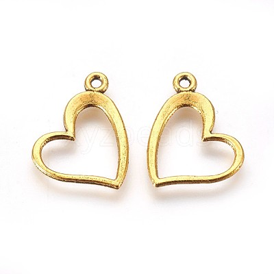 Tibetan Style Alloy Pendants TIBEP-22390-AG-LF-1