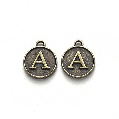 Alloy Pendant Cabochon Settings PALLOY-N156-01A-AB-1