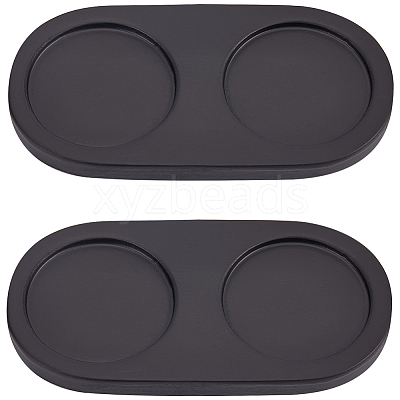 2Pcs Wood Pepper Grinder Holder DJEW-GF0001-65-1