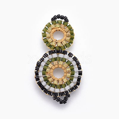 MIYUKI & TOHO Handmade Japanese Seed Beads Links SEED-A027-G08-1