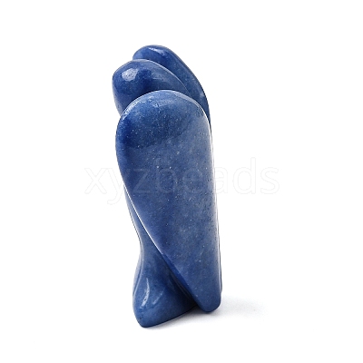 Natural Blue Aventurine Angel Figurine DJEW-N006-01A-03-1