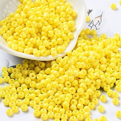 Baking Paint Glass Seed Beads SEED-H002-I-A502-1