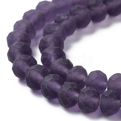 Transparent Glass Beads Strands X1-EGLA-A034-T6mm-MD15-1