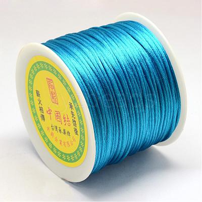 Nylon Satin Rattail Cords NWIR-R033-1.5mm-374-1