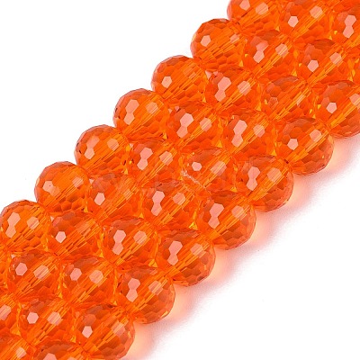 Transparent Glass Beads Strands GLAA-Q107-02A-04-1