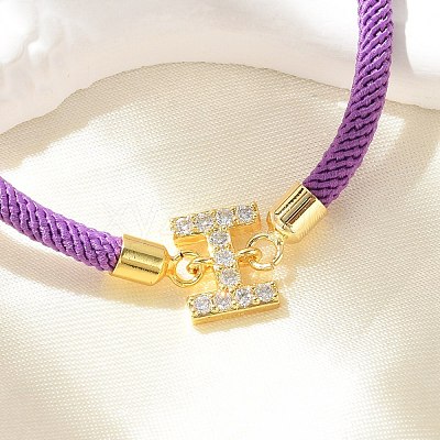 Adjustable Nylon Cord Bracelets BJEW-C096-01G-09-1