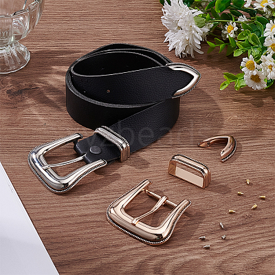 2 Bags 2 Colors Alloy Buckles AJEW-BC0009-25-1