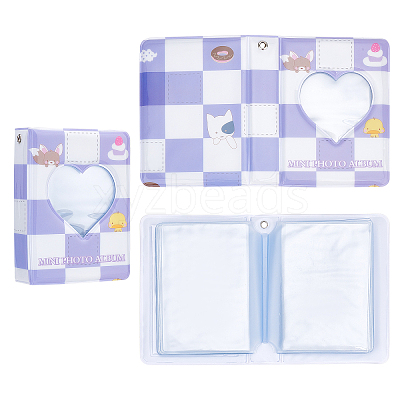 1Pc PVC Card Storage Albums AJEW-GF0004-33C-1