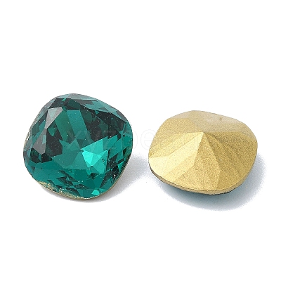 Faceted Glass Rhinestone Cabochons GGLA-C032-02B-1