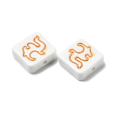 Handmade Porcelain Beads PORC-Z004-02C-1