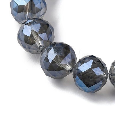 Transparent Electroplate Glass Beads Strands EGLA-N002-34D-F04-1