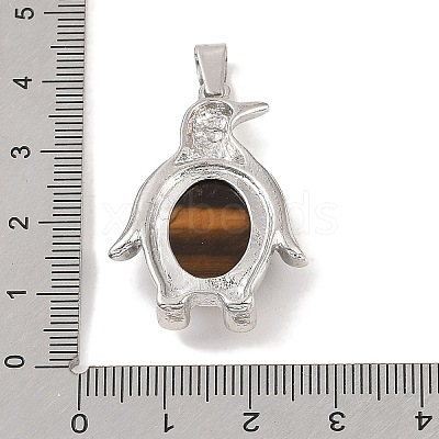 Natural Tiger Eye Pendants G-A224-02P-09-1