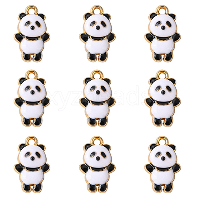 Alloy Enamel Pendants ENAM-CJ0002-43-1