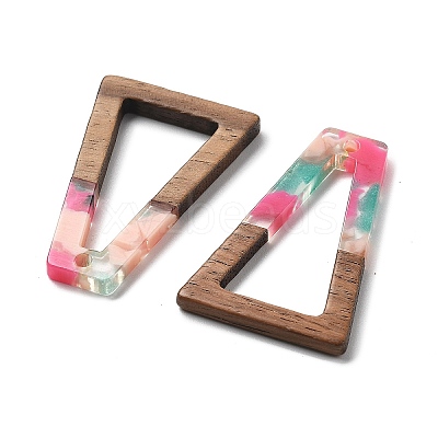 Resin and Walnut Pendants FIND-R051-03H-1