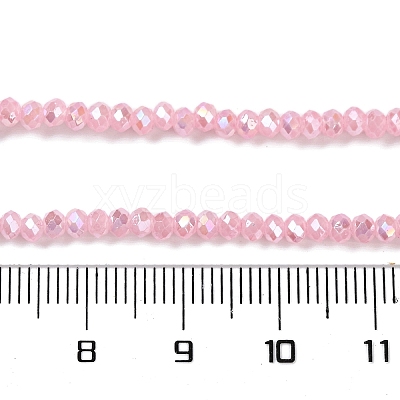 Baking Electroplate Glass Beads Strands X-DGLA-A039-J2MM-B15-1