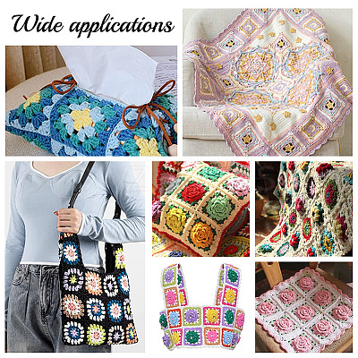 Wooden Crochet Blocking Board DIY-WH0387-22B-1