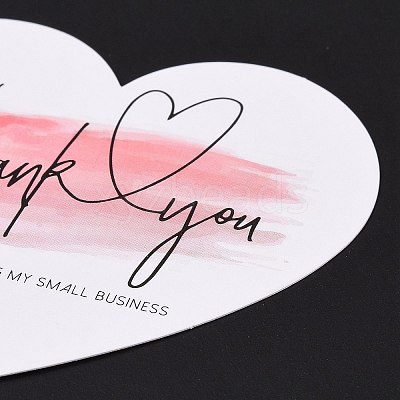 Coated Paper Thank You Greeting Card DIY-F120-03B-1