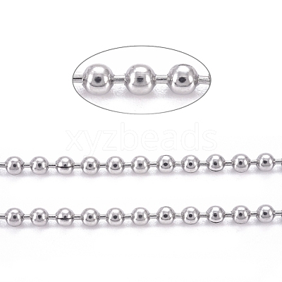 304 Stainless Steel Ball Chains CHS-F009-01B-P-1