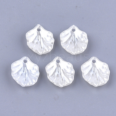 Acrylic Imitation Pearl Pendants X-OACR-T016-01A-1