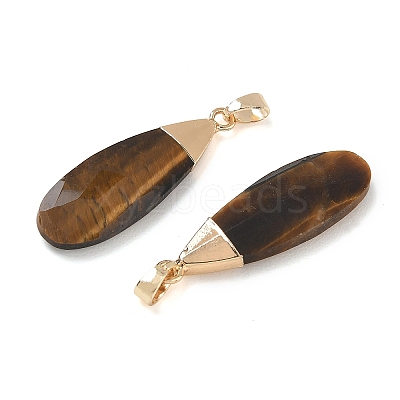 Natural Tiger Eye Pendants GG-CBA9F30-03G-02-1