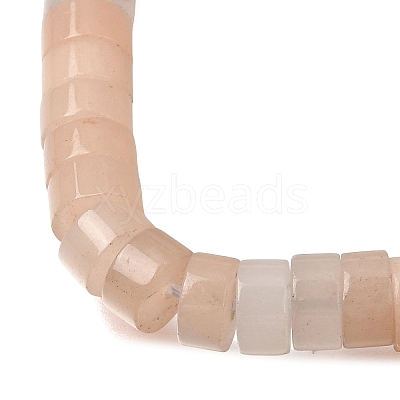 Natural Peach Moonstone Beads Strands GG-CBA8682-B07-1