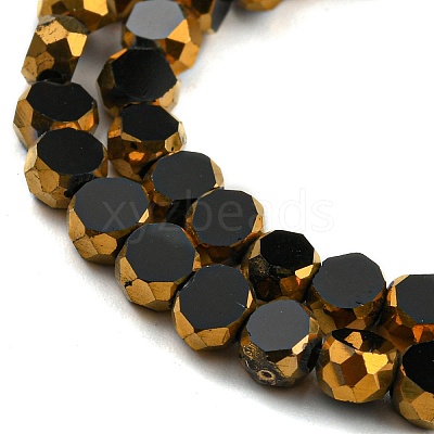 Electroplate Glass Beads Strands EGLA-G037-02A-HP05-1