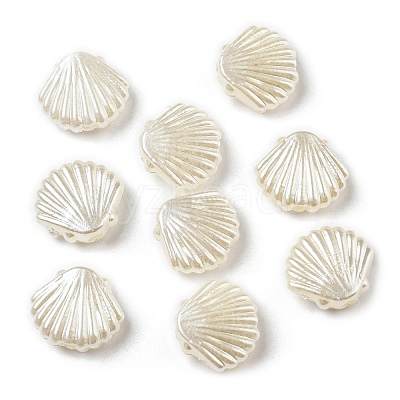 ABS Imitation Pearl Beads X-OACR-K001-37-1