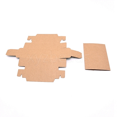 Kraft Paper Drawer Box CON-WH0076-53B-1