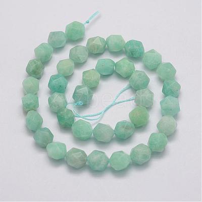 Natural Amazonite Bead Strands G-G970-10-10mm-1