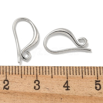 Brass Earring Hooks KK-L075-008P-1