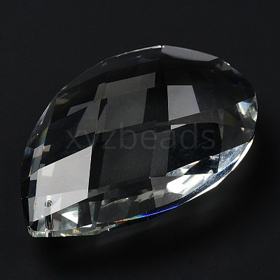 Transparent Glass Pendants GLAA-R223-03G-1