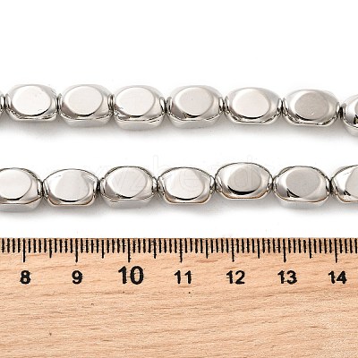 Electroplate Glass Beads Strands EGLA-F166-02B-P-1
