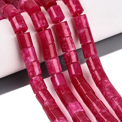 Dyed Natural White Jade Beads Strands G-Q606-77A-05-1