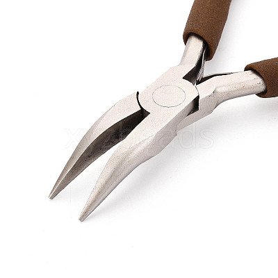 55# Steel Bent Nose Pliers with Non-Slip Comfort Grip Handles TOOL-N008-12-1