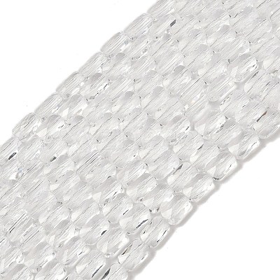 Transparent Glass Beads Strands X-GLAA-Z018-C16-1